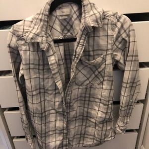 TNA Oversized Plaid top